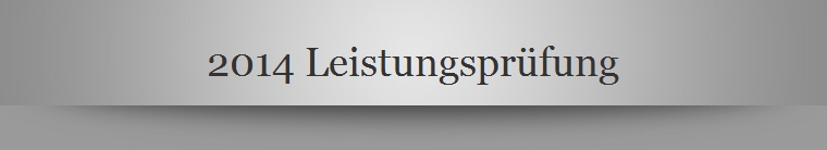 2014 Leistungsprfung